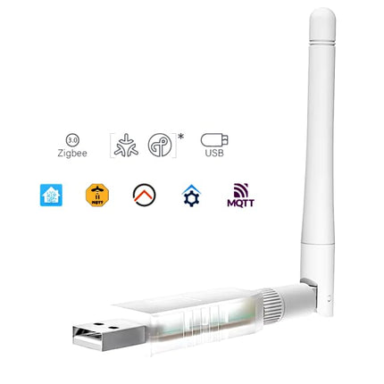 LINEOPS Zigbee USB stick with 3dB antenna, adapter for Zigbee2mqtt, ZHA and Home Assistant