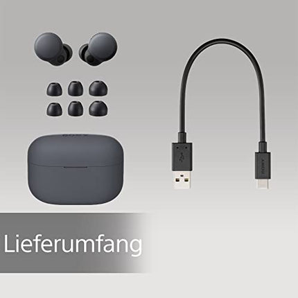 Sony LinkBuds S täiesti juhtmevabad mürasummutavad kõrvaklapid - Bluetooth® mitmikühendusega - kuni 20 tundi aku tööiga laadimisümbrisega - Alexa jaoks optimeeritud - integreeritud mikrofon - must