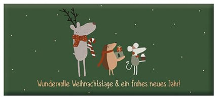 Mini jõulušokolaad, 10 x 30 g tahvlit, erinevate kujunduste valik