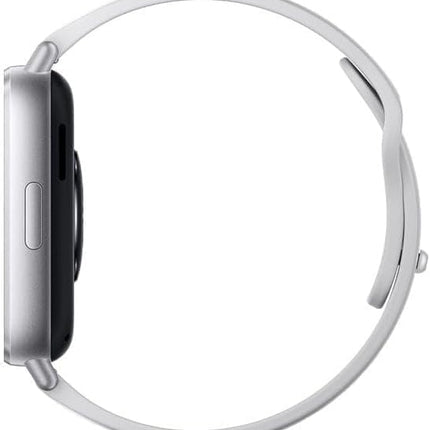 Xiaomi Redmi Watch 5 Active, 5,1 cm (2-tolline) LCD-ekraan, 3 mikrofoni ja kõlarit, kuni 18 päeva aku tööiga, üle 140 spordirežiimi, hõbedane