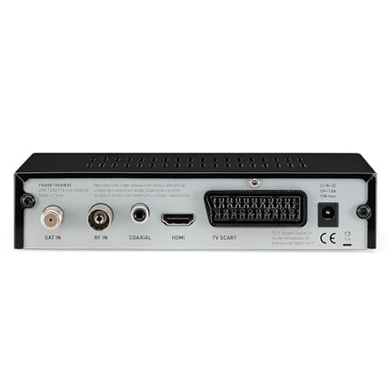 Tele System TS4020 dekooder kahe DVB-T/T2 ja DVB-S/S2 HEVC HD HDR10 HLG tuuneriga, juurdepääs tasuta eetrisse, maapealsele televisioonile ja satelliittelevisioonile ning raadiole. USB-meediapleier muusika ja fotode jaoks.