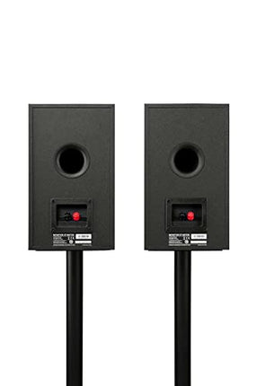 Polk Audio Monitor XT20 riiulikõlarid, stereokõlarid, ruumilise heli kõlarid, kõrglahutusega sertifitseeritud, Dolby Atmos ja DTS:X ühilduv, HiFi ja kodukino kõlarid (paar), must