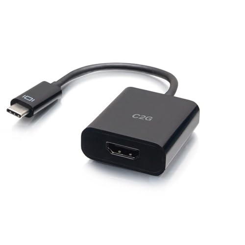 C2G C2G26935 audio- ja videoadapter, Ultra HD, 4K, 60 Hz, USB-C - HDMI muundur, must