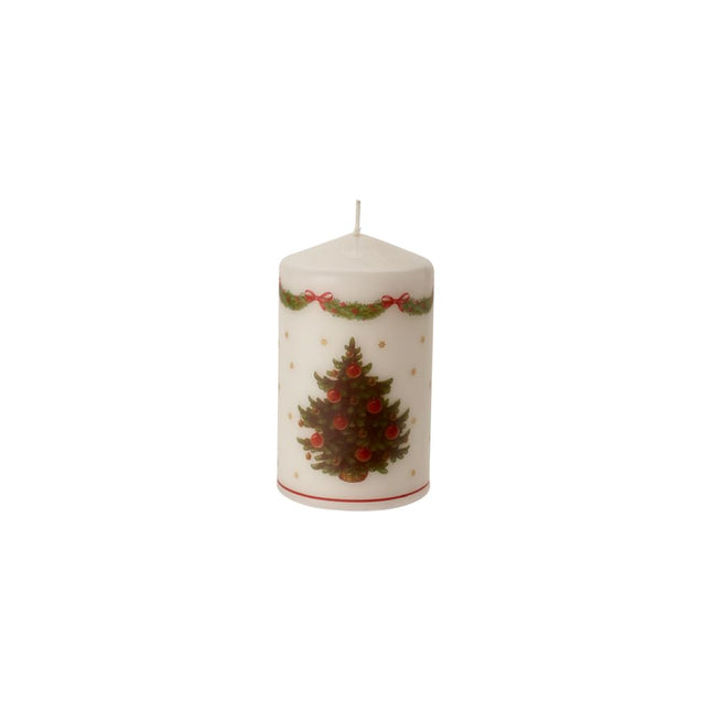 Villeroy &amp; Boch Specials Winter Special küünal jõulupuu mänguasjad M, vaha, mitmevärviline, 7 x 12 cm 35-9074-0139, mitmevärviline