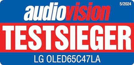 LG OLED65C47LA televiisor 65" (165 cm) OLED evo televiisor (α9 Gen7 4K tehisintellektiga protsessor, webOS 24, Dolby Vision, kuni 120 Hz) [mudeliaasta 2024]