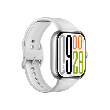 Xiaomi Redmi Watch 5 – 2,07" AMOLED, 60Hz, 24-päevane aku, üle 150 spordirežiimi, 5ATM veekindlus, GNSS, pulsi- ja SPO₂-andur, Bluetooth-kõned, alumiiniumraam, pöörlev nupp, hõbehall