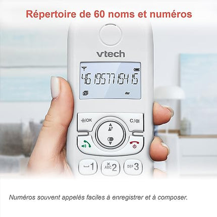 VTech CS1550 Cordless DECT phone with dual charging with answering machine, call barring, caller ID/call waiting, hands-free, display and keypad with
