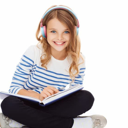 JBL Jr310 BT kõrvapealsed laste kõrvaklapid helesinises värvitoonis - juhtmevabad Bluetooth-kõrvaklapid peakomplekti ja kaugjuhtimispuldiga - ideaalsed kooli ja vaba aja veetmiseks