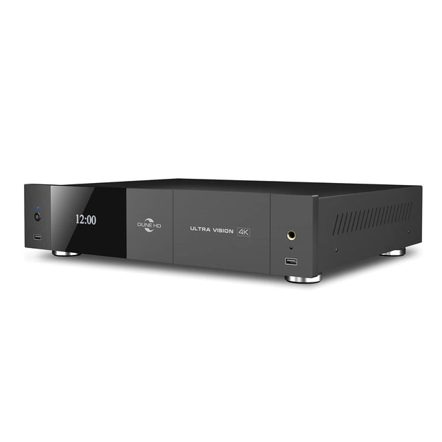 Dune HD Ultra Vision 4K | Dolby Vision | HDR 10+ | UltraHD | Tipptasemel täismõõdus meediapleier ja Androidi nutiteleri karp | RTD1619DR | ES9038PRO DAC, 2x kõvaketta riiul, WiFi, BT, MKV, H.265, 4Kp60