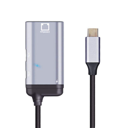 xiwai USB-C Type-C USB 3.1 kuni 1000 Mbps gigabiti Etherneti võrgu-LAN-adapter PD toitepordiga