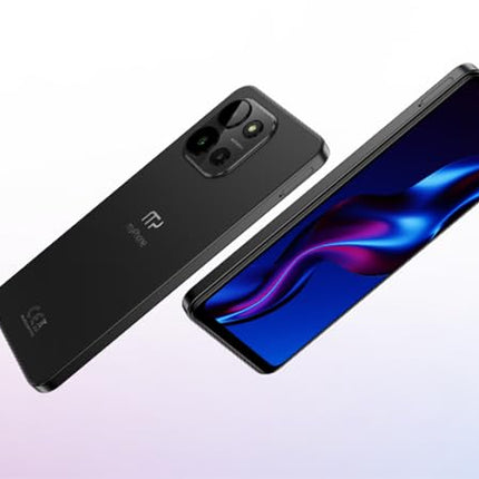 Slim and elegant smartphone NFC function without contract myPhone N23 5G Cosmic Black + free case 5000mah battery 50mpx camera