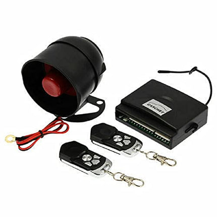 Baceyongi võtmeta sisenemiskomplekt, 2 kaugjuhtimispulti autovõtmega + sireen, 30 meetri ulatus, 110–120 dB helitugevus, kõigile 12 V sõidukitele
