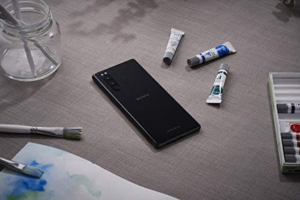 Sony Xperia 5 komplekt, 6,1-tolline FHD+ HDR OLED 21:9 ekraan, 6 GB muutmälu, 128 GB salvestusruumi, must + WF-1000XM3 tõeliselt juhtmevabad mürasummutavad kõrvaklapid, mustad