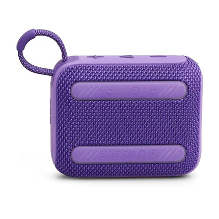 JBL Go 4 - Purple – Portable Bluetooth speaker with JBL Pro Sound, deep bass and playtime boost function – Waterproof and dustproof – 7 h battery life