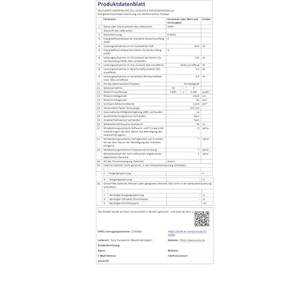 Sony BRAVIA 3 - 65-tolline Direct LED-teler (K65S32), X-Balanced kõlar, Dolby Vision/Atmos, IMAX Enhanced, Google TV (2025), Google Cast, Apple AirPlay 2, Eco Dashboard 2, mängumenüü 2, nutiteler