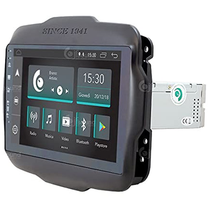 Isikupärastatud autoraadio Jeep Renegade'ile Android GPS Bluetooth WiFi USB DAB+ Puuteekraan 9" 4-tuumaline Carplay AndroidAuto