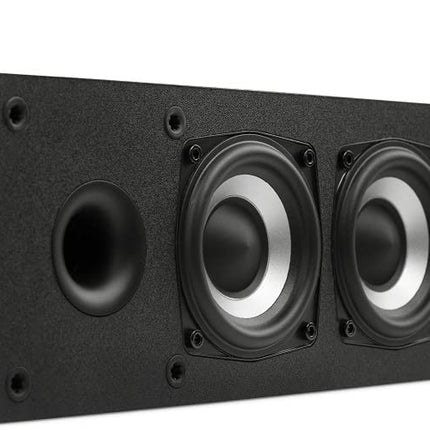 Polk Audio Monitor XT35 õhuke keskkõlar, Hi-Res sertifitseeritud, Dolby Atmos ja DTS:X ühilduv (tükk), must
