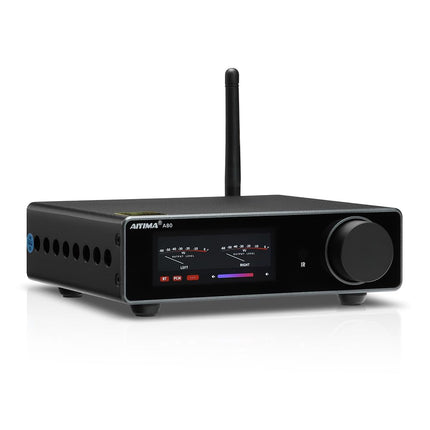 AIYIMA A80 võimsusvõimendi DAC koos PFFB TPA3255D2 stereo HiFi 2.0 kanaliga D-klassi Bluetooth võimendi 300Wx2 ESS9038Q2M dekoodriga kodukino vastuvõtja PC-USB koaksiaal-optilise TRS RCA sisendiga