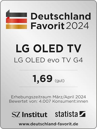 LG OLED65G49LS televiisor 65" (165 cm) OLED evo televiisor (α11 4K tehisintellektiga protsessor, webOS 24, Dolby Vision, kuni 120 Hz) [mudeliaasta 2024]