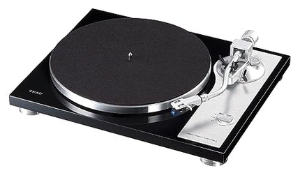Teac TN-4D-SE analoog otseülekandega plaadimängija (SAEC toonarm, valatud alumiiniumist plaat, integreeritud phono EQ võimendi) must