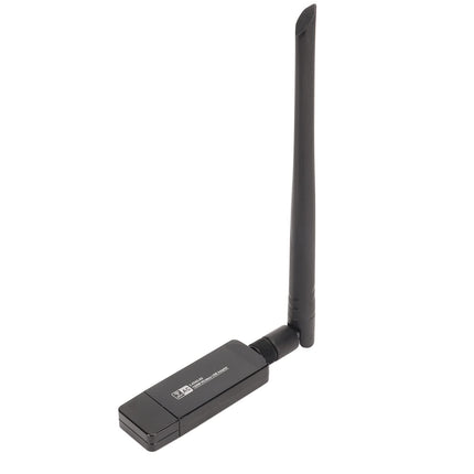 Traadita võrgukaart, kahesageduslik traadita võrgukaardi adapter, W50L 5DB RTL8812AU 1200M WiFi-adapter Androidile ja Windowsile, USB 3.0 WiFi-kaart lauaarvutile