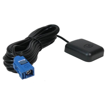 Trade-Shop magnetiline GPS-antenn Fakra pistikuga 5-meetrise kaabliadapteri magnetilise alusega Audi RNS-E/Mini/BNS/MMI A3 A4 A5 A6 A8 TT Q5 R8 MFD2 MFD3 jaoks