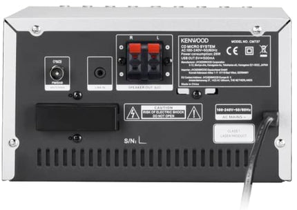 KENWOOD M-7000S-S - nutikas mikro-Hi-Fi süsteem internetiraadio, DAB+, CD/USB ja heli voogedastusega, hõbedane