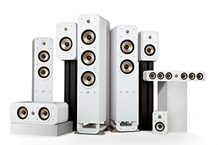 Polk Audio Signature Elite ES50 kõrgresolutsiooniga HiFi põrandakõlar kodukinole, Hi-Res sertifitseeritud, Dolby Atmos ja DTS:X ühilduv (tükk), valge