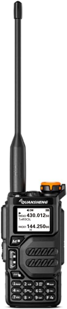 UV-K5 - kaasaskantav kahe sagedusalaga kahesuunaline raadiosaatja (VHF/UHF) 5W FM-raadiosaatja väljundiga NOAA ilmateade (1 tk)