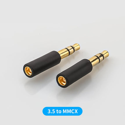 MMCX female to 3.5 mm male headphone adapter, adapter for DENON AH-D9200 D7200 Sony MDR-Z1R MDR-Z7 Hifiman HE1000, for connection with 3.5 mm audio headphones (MMCX to 3.5 mm)