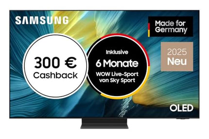 Samsung OLED S95F 55-tolline (138 cm) 4K peegeldusvaba UHD-teler, NQ4 AI Gen3 protsessor, OLED HDR Pro, mängukeskus, Motion Xcelerator 165Hz, 4K ülesskaleerimine, Dolby Atmos, Samsung Vision AI nutiteler (2025)