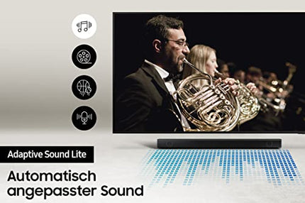 Samsung HW-B540 2.1-kanaliga B-heliriba (Saksa mudel), Dolby 2.0 ja DTS Virtual:X, Adaptive Sound Lite, mängurežiim [2022], must