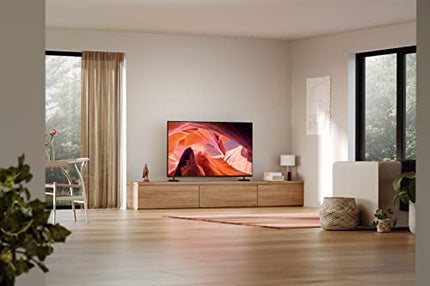 Sony BRAVIA, KD-50X80L, 50-tolline televiisor, LED, 4K HDR, Google TV, nutiteler, töötab Alexaga, BRAVIA CORE, TRILUMINOS PRO, HDMI 2.1, mängumenüü ALLM-iga