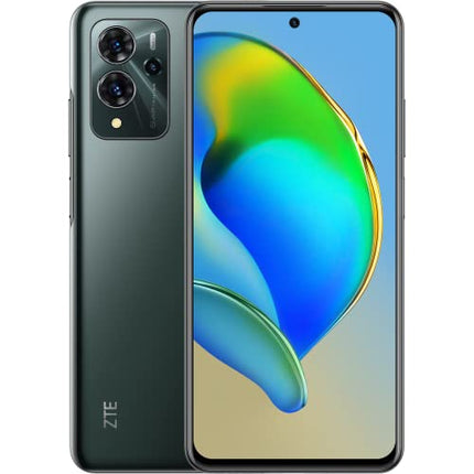 ZTE nutitelefon Blade V40 Pro (16,94 cm (6,67 tolli) FHD+ ekraan, 4G LTE, 6 GB muutmälu ja 128 GB sisemälu, 64 MP põhikaamera ja 16 MP esikaamera, kahe SIM-kaardiga, Android 11) roheline, 123400701023