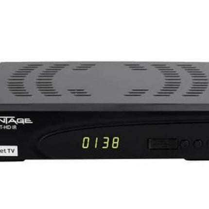 Vantage VT-93 C/T-HD universaalne kombovastuvõtja kaabel- ja DVB-T2 signaalide jaoks, PVR-funktsioon, USB multimeedia, Freenet TV, EPG, ajanihkefunktsioon, mitmekeelne menüü, must