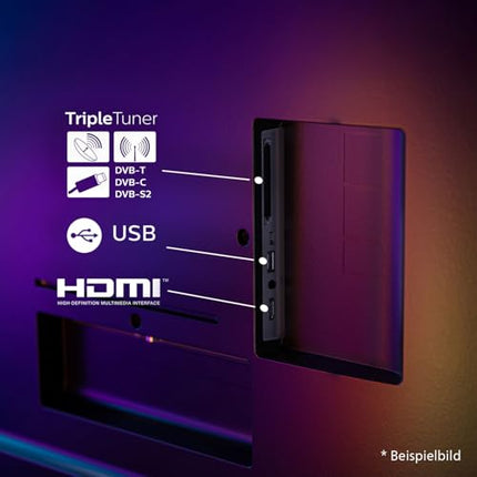Philips Ambilight 77OLED760 4K OLED nutiteler - 77-tolline ekraan P5 AI Perfect Picture Engine Ultra HD, Titan OS, Dolby Vision ja Atmos heliga - töötab Alexa ja Google Assistantiga