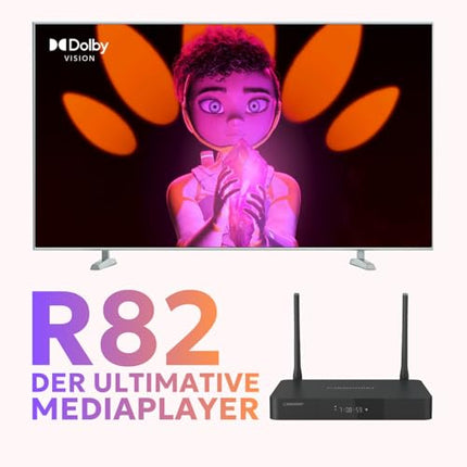Orbsmart R82 4K meediapleier | HDR10+ ja DV | AV1 | 3D | HD-heli | USB 3.0 kõvaketta jaoks | WiFi | MKV ISO-vormingud | TV-boks