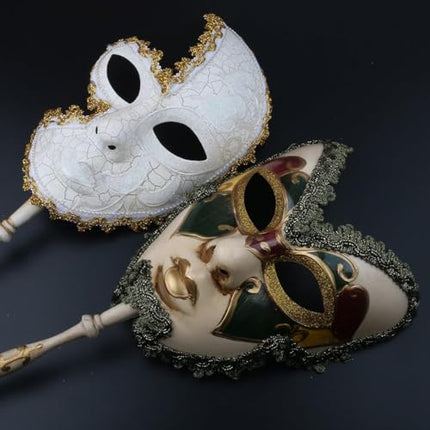 HDCRYSTALGIFTS Veneetsia cosplay maskide paar vardaga Veneetsia muusikaline karneval Mardi Gras maskiballi peokostüümide kaunistus