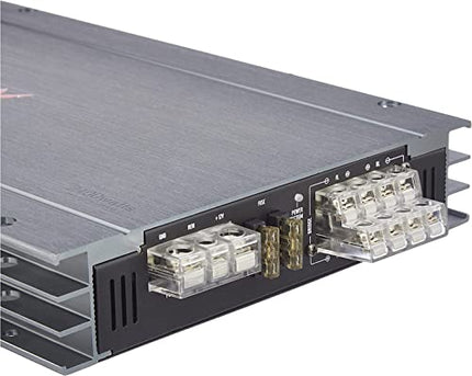 Excalibur X600.4 - autovõimendi 4 kanaliga - 4x 600-vatine Mosfet HiFi autovõimendi bassivõimendiga - maksimaalselt 2400 vatti - 2 oomi muudetava sagedusjaotusega, hõbedane