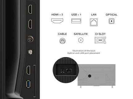 TCL 43V6C 43-tolline 4K UHD nutiteler – HDR10+, HVA-paneel, Dolby Vision, Google TV, HDMI 2.1, DVB-T2/C/S2, Bluetooth 5.2, hääljuhtimine Alexa ja Google Assistantiga