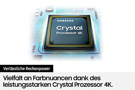 Samsung Crystal UHD 4K teler 75-tolline (GU75AU8079UXZG), HDR, AirSlim, dünaamiline Crystal Color [2021]