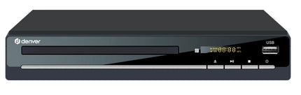 Denver DVH-7787 Ühendkuningriigi versioon – kompaktne DVD-mängija, mitme regiooni/kõik regioonid, Full HD 1080p ülesskaleerimine, HDMI, SCART ja komposiitvideo ühendused, USB-port ja kaugjuhtimispult