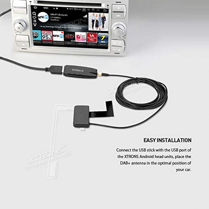 XTRONS DAB+ USB 2.0 digitaalne DAB+ raadiotuuneri vastuvõtjapulk AINULT XTRONS Android autoraadiole