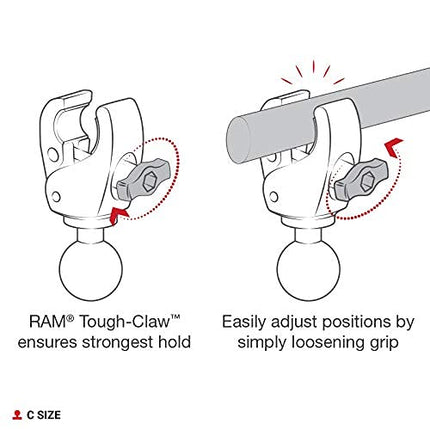 RAM Tough-Claw väike pallialus