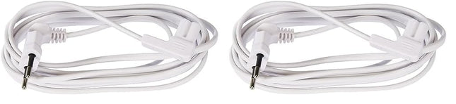 Electraline 95514 toitekaabel heli, video, raadio, Sonos Play nurga all, europistik topeltpesaga C7, valge, 3 meetrit (2 tk pakendis)