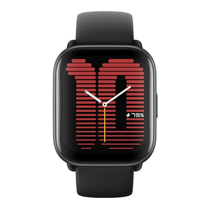 Amazfit Active 42 mm nutikell, häälassistent kõnestsünkroniseerimiseks; kuni 14-päevane aku tööiga, GPS, marsruudi navigeerimine, Bluetooth-kõned, ühildub iOS-i ja Androidiga, tervise- ja vormisolekuhaldus