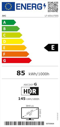 JVC 65-tolline nutiteler, millel on TiVo 4K UHD-toega Dolby Vision HDR, Dolby Atmos ja kolmekordne tuuner, LED-teler LT-65VU7555