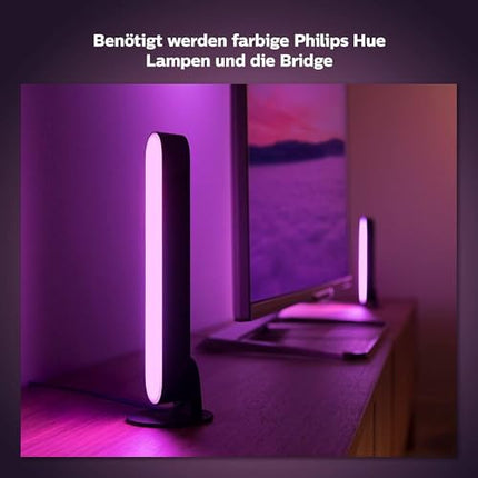 Philips Hue Play HDMI sünkroonimiskast, nutikas lisatarvik teleri LED-taustvalgustuseks, sujuv valguse sünkroniseerimine kodukino või mängude jaoks Dolby Visioni, 4K ja ruumilise valgustusega