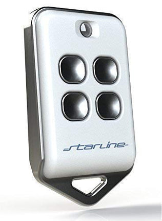 Universal remote control for duplicating original radio remote controls with 433 MHz up to FIXED CODE (not suitable for duplicating variable code/rolling code) Long range, up to 200 m (white