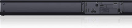 SHARP HTSB110 2.0 heliriba 90W (USB, Bluetooth, HDMI, optiline, AUX-sisend (3,5 mm), laius: 80 cm), õhuke disain, must